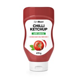 GymBeam Ketchup cu îndulcitor stevia 470 g chilli