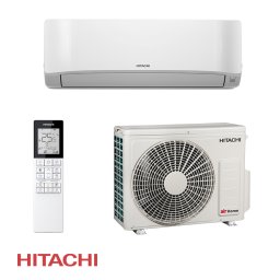 Aparat de aer conditionat inverter Hitachi AirHome 400 RAK-DJ25PHAE / RAC-DJ25PHAE, 9000 BTU, 21 m², A++/A++, Wi-Fi, R-32, Alb
