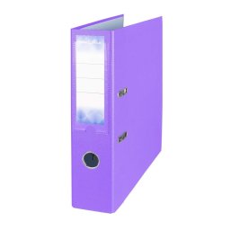 Biblioraft plastifiat STRIGO B100 PP, 75mm, mov