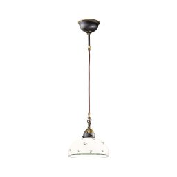 Lustră pe cablu Kolarz 731.30.20 NONNA 1xE27/75W/230V d. 20 cm verde