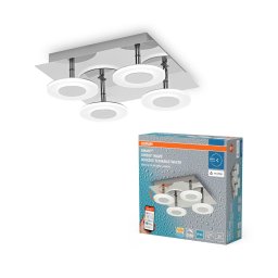 Osram - Lampă de tavan LED SMART+ WAVE, dimabilă, pentru baie, 24 W, 230 V, IP44, Wi-Fi