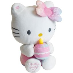 Jucarie plus jemini zi de nastere cu activitati 26 cm hello kitty