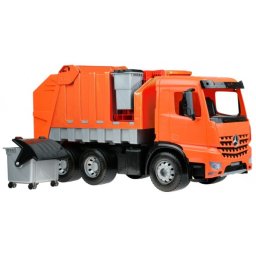 Camion de gunoi din plastic pentru copii Lena licenta Mercedes Benz 72 cm
