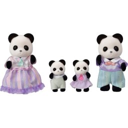 Figurine sylvanian families-familia ursuletilor panda