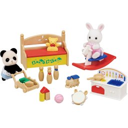 Sylvanian families-camera de joaca si 2 figurine