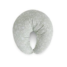 Perna pentru alaptat, ceba baby, husa detasabila din bumbac, cu puf siliconizat, 150x60x37 cm, oeko-tex standard 100, basic wildflowers
