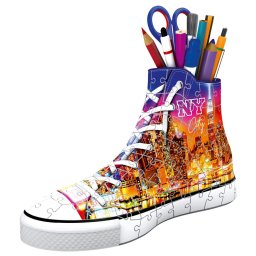 Ravensburger - puzzle 3d suport pixuri sneaker new york 108 piese