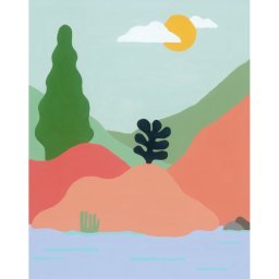 Ravensburger - pictura pe numere lac