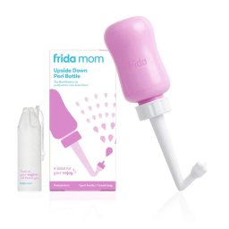 Dus vaginal, fridababy, pentru igiena intima, util in perioada postpartum, portabil, 300 ml, cu punga depozitare, roz