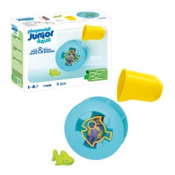 Playmobil junior aqua - roata de apa cu pui de rechin