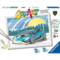 Ravensburger - creart pictura pe numere pentru copii lamborghini