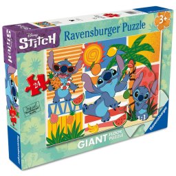 Ravensburger - puzzle mare de podea disney stitch 24 piese