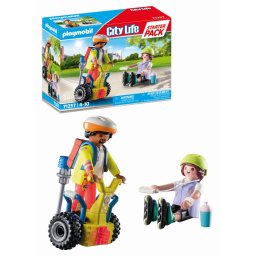 Playmobil - set salvator cu masina de echilibru