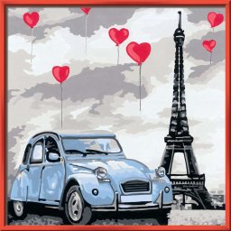 Pictura pe numere - paris