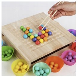 Puzzle din lemn, ferma, kruzzel 22755, multicolor, 25 x 25 x 5, 8 cm
