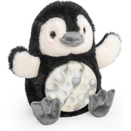 Mini pinguin poppykins-jucarie plus wild republic 19cm