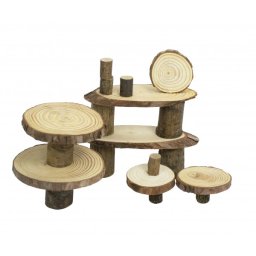 Set joaca lemn Saica Montessori mini world 1
