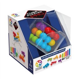 Smart games - cube puzzler pro, joc de logica cu 80 de provocari, 10+ ani, editie lb. romana