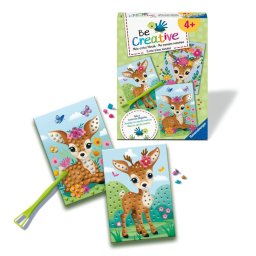 Ravensburger - be creative set midi de creatie mozaic caprioare