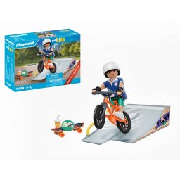 Playmobil - promo pack figurina skater si rampa