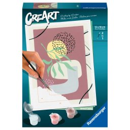 Ravensburger - creart pictura pe numere pentru copii forme abstracte
