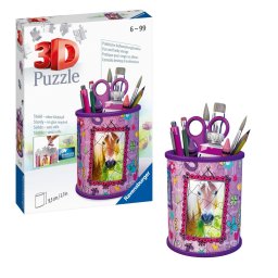 Ravensburger - puzzle 3d suport pixuri calut 54 piese