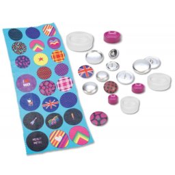 Set creativitate creatie insigne si nasturi lena 20 insigne cu modele