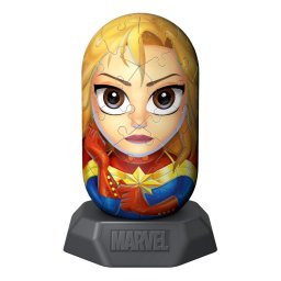 Ravensburger - puzzle 3d hylkies marvel captain marvel 54 piese