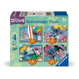 Ravensburger - puzzle disney stitch 4 buc in cutie 12 16 20 24 piese