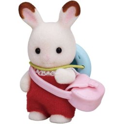 Figurine sylvanian families - bebe iepuras chocolate