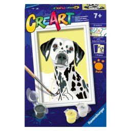Ravensburger - creart pictura pe numere pentru copii caine dalmatian
