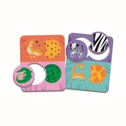 Puzzle Clementoni Little match animale si texturi
