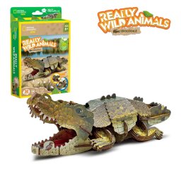 Cubic fun - national geographic animale salbatice puzzle 3d crocodil 54 piese