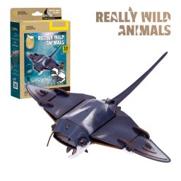 Cubic fun - national geographic animale salbatice puzzle 3d diavol de mare 53 piese