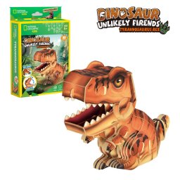 Cubic fun - national geographic dinozauri puzzle 3d tiranozaur 47 piese