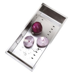 Scurgator INOX Tip Tavita Perforata pentru chiuveta 420 200 85mm sau 400 200 85mm