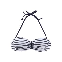VENICE BEACH Sutien costum de baie bleumarin / alb