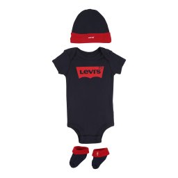 Levi's Kids Salopetă/Body bleumarin / roșu deschis