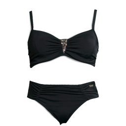 LASCANA Costum de baie două piese negru