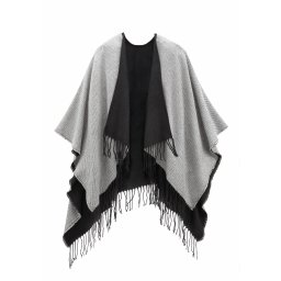 LASCANA Fular gri / negru