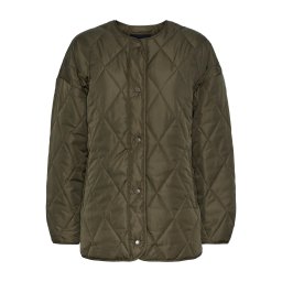 PIECES Geacă de primăvară-toamnă 'STELLA' verde închis