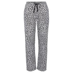 VIVANCE Pantaloni de pijama negru / alb
