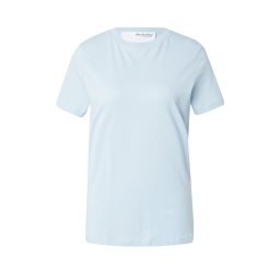 SELECTED Tricou 'MY ESSENTIAL' albastru deschis
