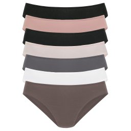 VIVANCE Slip maro / gri metalic / negru / alb