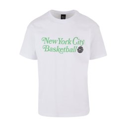 K1X Tricou 'NYC BB' verde deschis / negru / alb