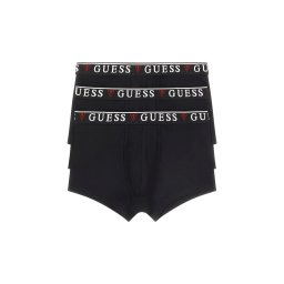 GUESS Boxeri 'BRIAN' purpuriu / negru / alb