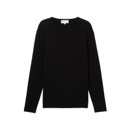 TOM TAILOR DENIM Pulover negru