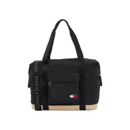 Tommy Jeans Geantă de weekend 'ESS DAILY' kaki / negru