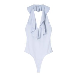 Bershka Tricou body albastru deschis