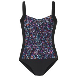 VIVANCE Costum de baie întreg albastru / roz / negru
